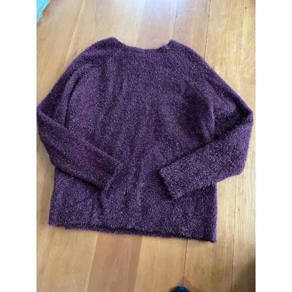 iBlues Sweater Purple Tinsel Plum Medium Aubergine Metallic I Blues - Picture 11 of 12